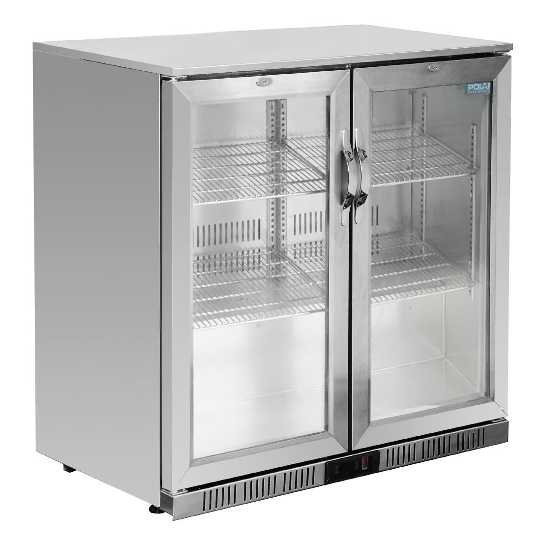 Polar G-Series Back Bar Cooler with Hinged Doors Stainless Steel 208Ltr • PAS-GL008-A