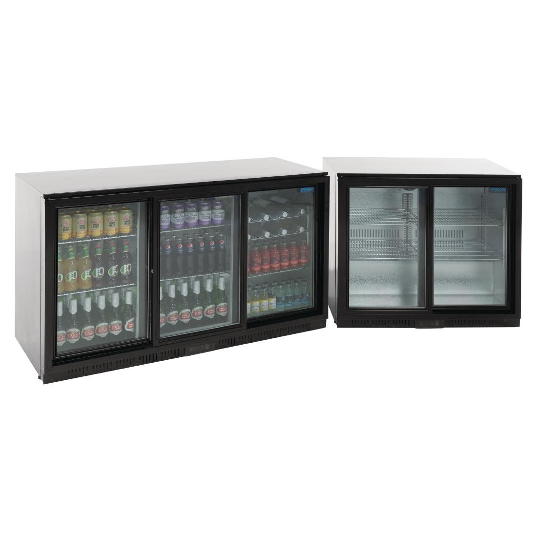 Polar G-Series Back Bar Cooler with Sliding Doors 320Ltr • PAS-GL013-A