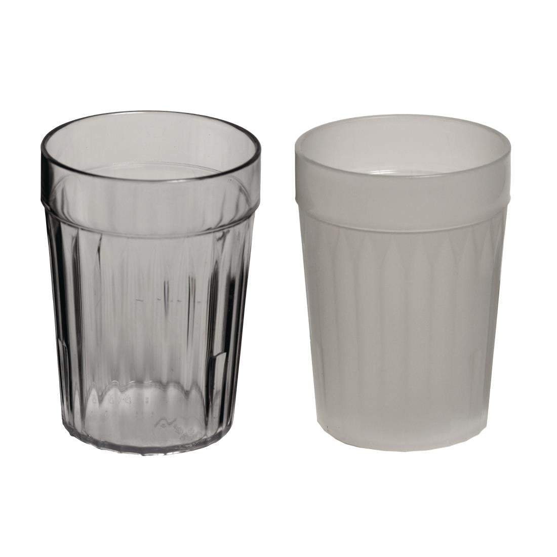 KH Healthcare Frost Plastic Tumbler 230ml (72 Pack) (Pack of 72) • PAS-GM959