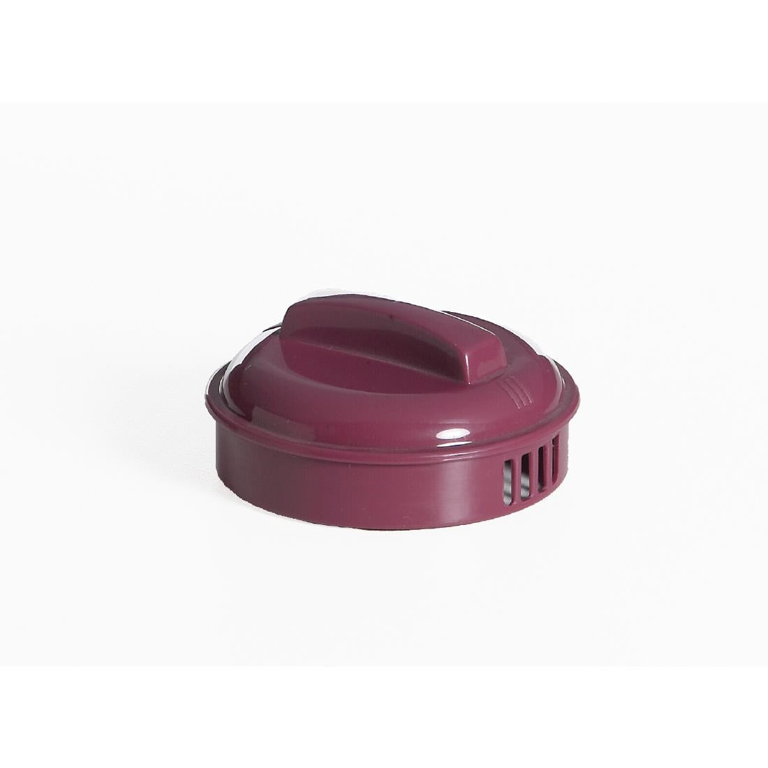 KH Healthcare Lid for Beverage Pourer Burgundy 250ml (12 Pack) (Compatible with GM969 | Ideal for healthcare | Pack of 12) • PAS-GM979