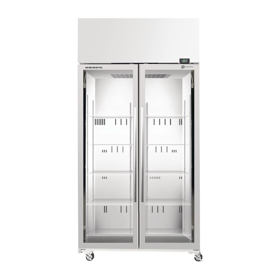 SKOPE ActiveCore TME Two Door Upright Display or Storage Fridge TME1000N-A 980Ltr • PAS-GT572