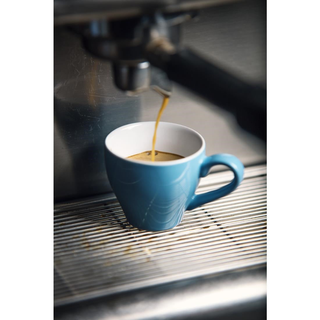 Olympia Cafe Espresso Cup Blue - 100ml 3.38fl oz (12 Pack) • PAS-HC402