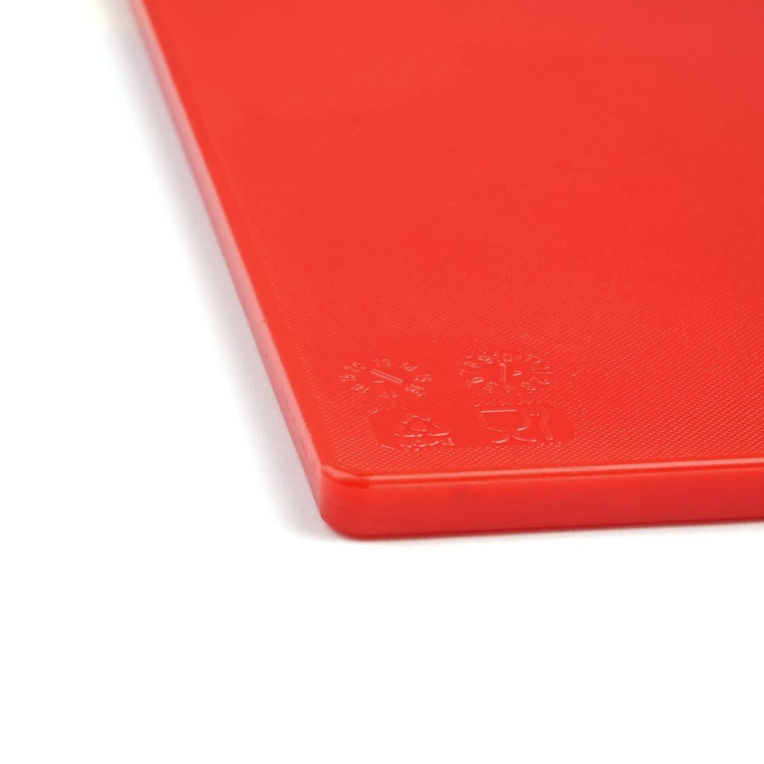 Hygiplas Antibacterial Low Density Chopping Board Red - 450x300x10mm • PAS-HC859