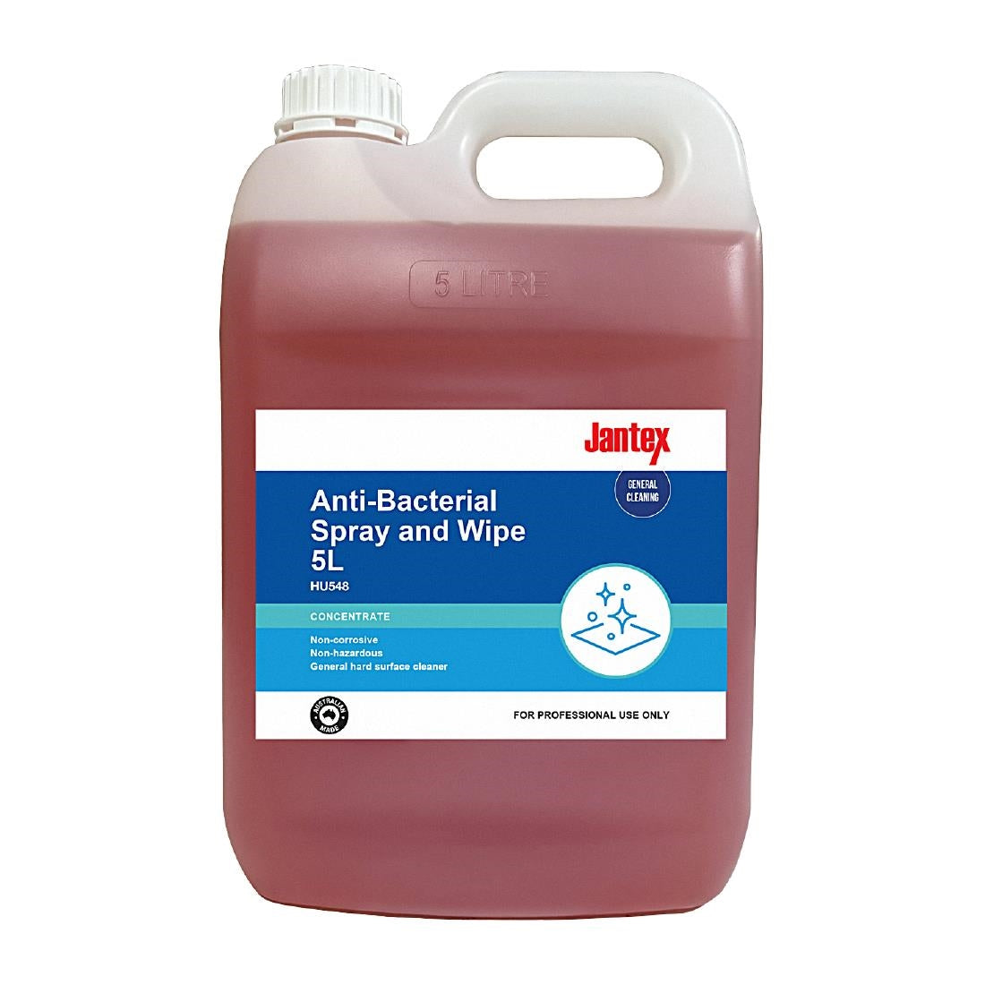 Jantex Anti-Bacterial Spray and Wipe Concentrate - 5Ltr • PAS-HU548