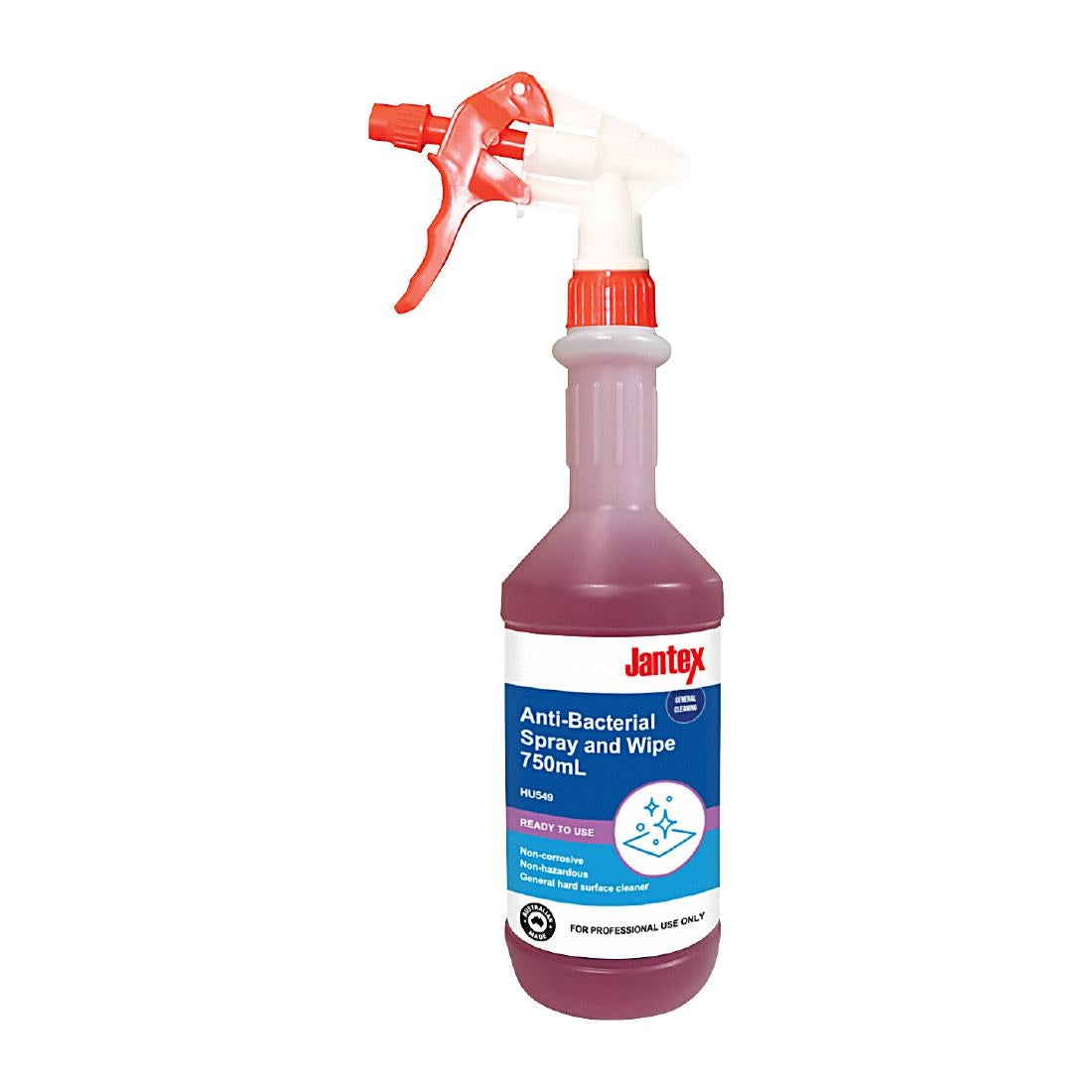 Jantex Anti-Bacterial Spray and Wipe Ready To Use - 750ml • PAS-HU549