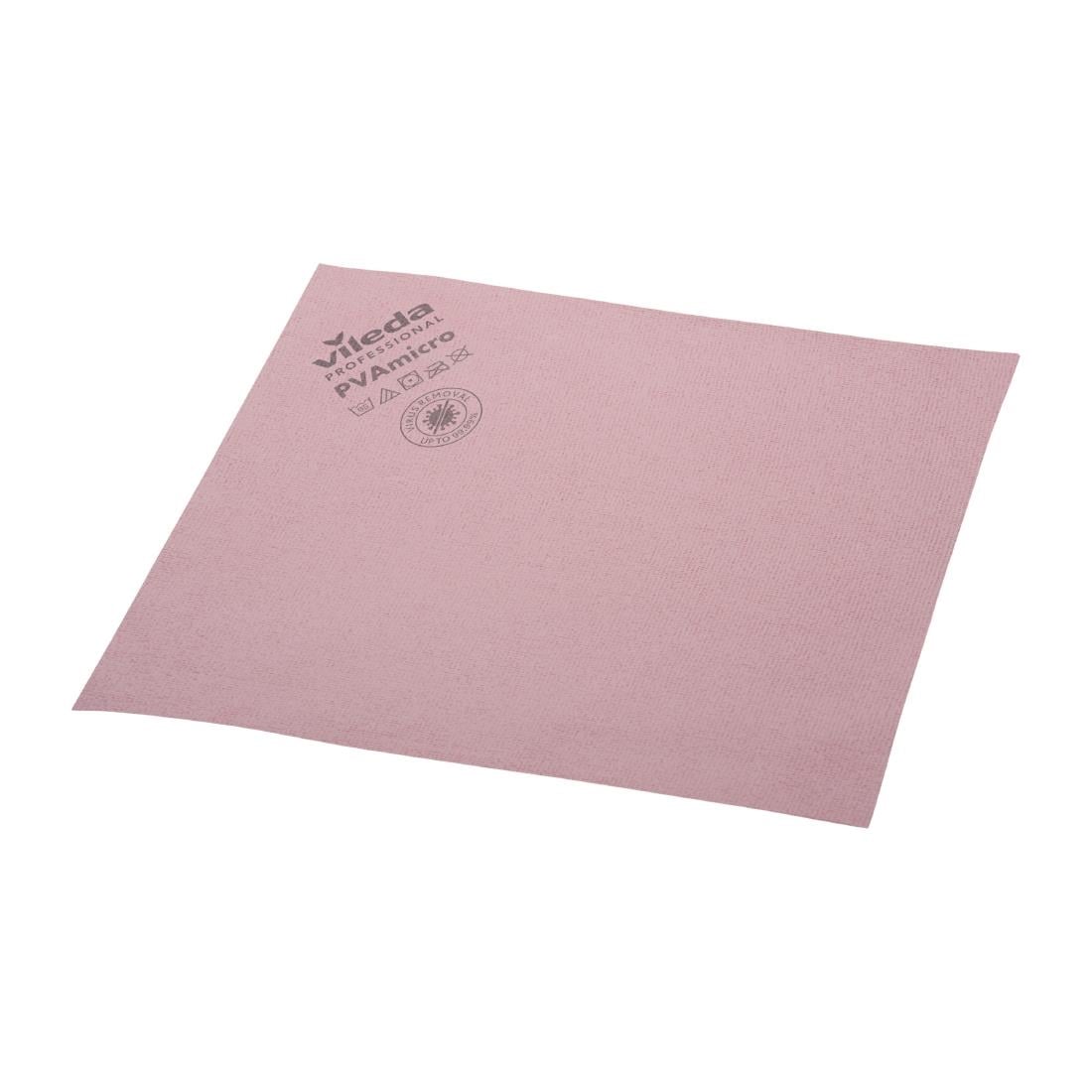 Vileda PVA Microfibe Cloth - Red (5 Pack) (Colour: Red | Pack of 5) • PAS-HU574