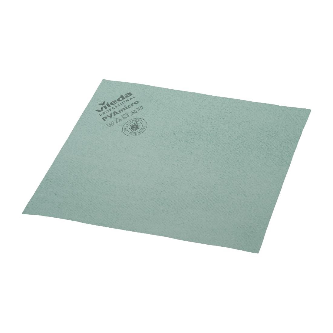 Vileda PVA Microfibe Cloth - Green (5 Pack) (Colour: Green | Pack of 5) • PAS-HU576
