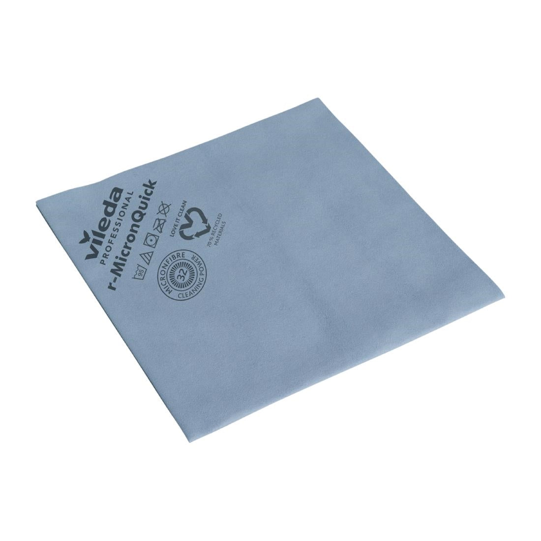 Vileda r-MicronQuick Microfibre Cloth - Blue (5 Pack) (Colour: Blue | Pack of 5) • PAS-HU587