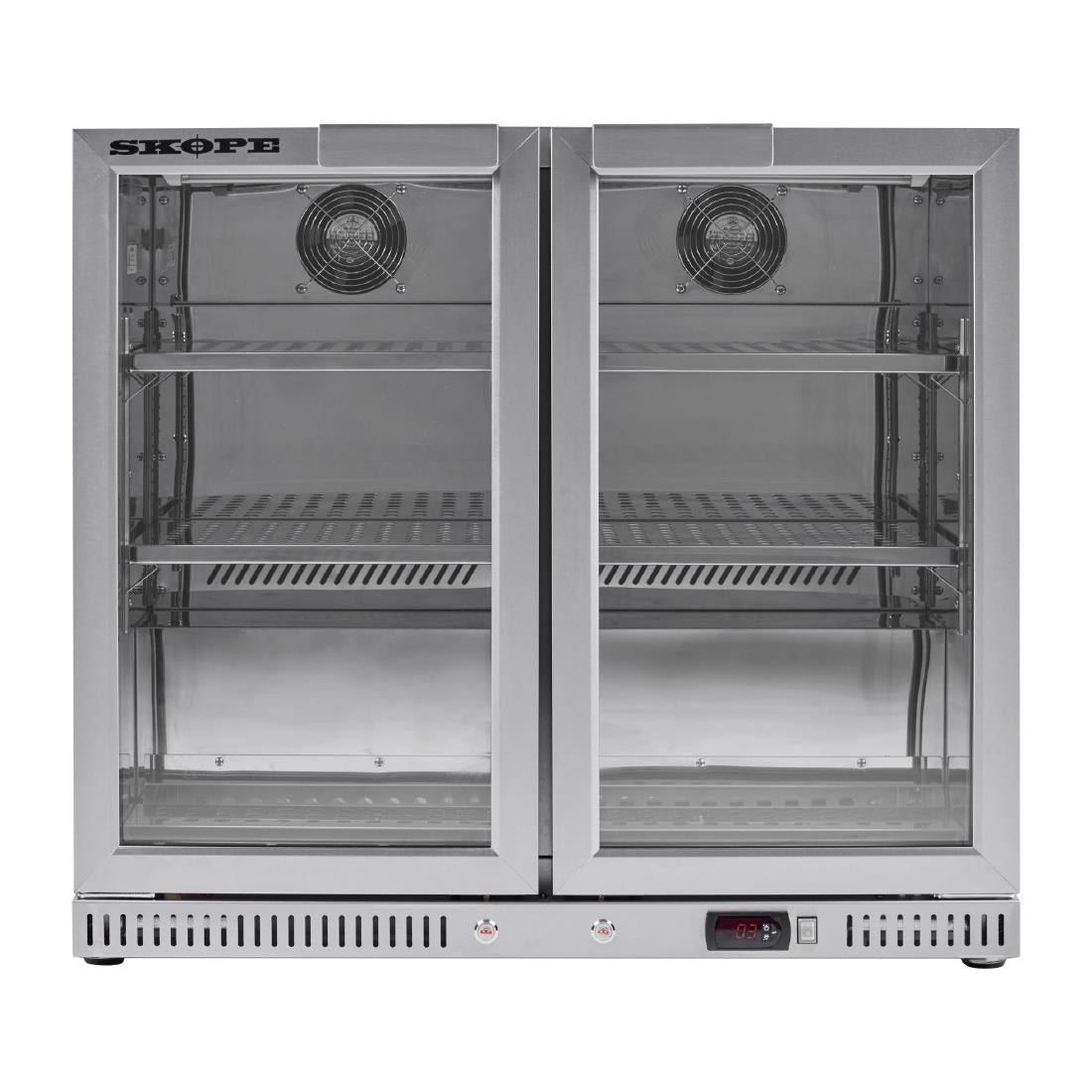 SKOPE Two Glass Door Bar Cooler • PAS-HU595