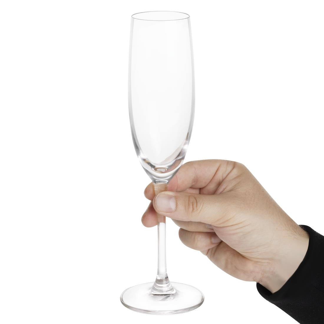 Olympia Novello Crystal Champagne Flutes 180ml (6 pack) (180ml | Pack Quantity: 6) • PAS-HW653