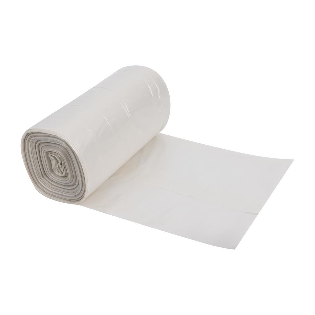 Jantex Heavy Duty Bin Bags Clear 120Ltr (100 Pack) (Weight Capacity: 18kg. Material: Polyethylene. 745(W)x960(L)mm) • PAS-HW858