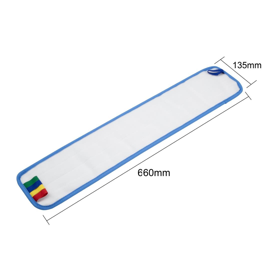 Jantex 600mm Flat Mop Head Micro Fibre Pad (Fits 600mm flat mop head (HX237) and handle (HX240)) • PAS-HX238