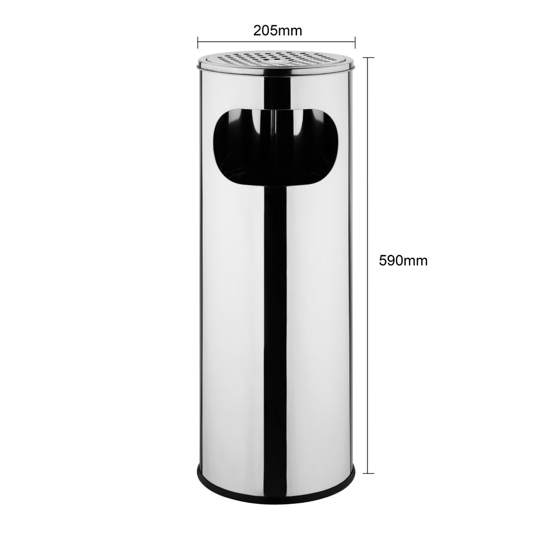 Bolero Cigarette Bin 12Ltr (588(H)x209(Ø)mm | Capacity: 12Ltr) • PAS-HX296