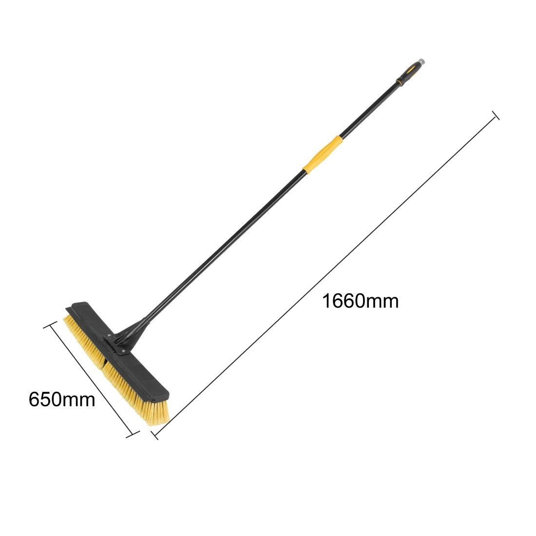 Jantex Heavy Duty Broom & Handle Set with Squeegee 24" • PAS-HX383