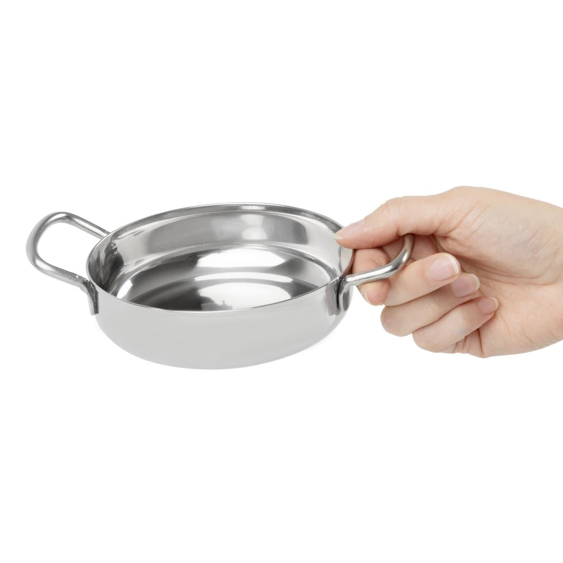 Olympia Table Presentation Double Handle Dish Stainless Steel 125mm (179(L)x125(W)x48(H)mm) • PAS-HY100