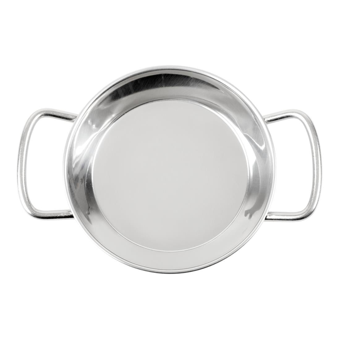 Olympia Table Presentation Mini Paella Pan Stainless Steel 150mm (150(Ø)x20(H)mm | Material: Stainless Steel) • PAS-HY104