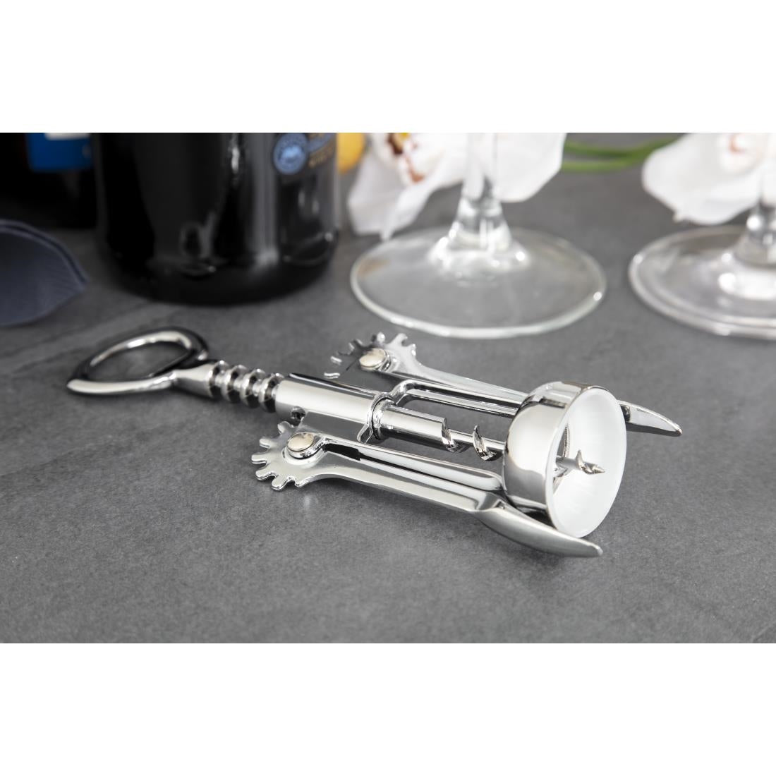 Winged Bottle Opener and Corkscrew • PAS-J158