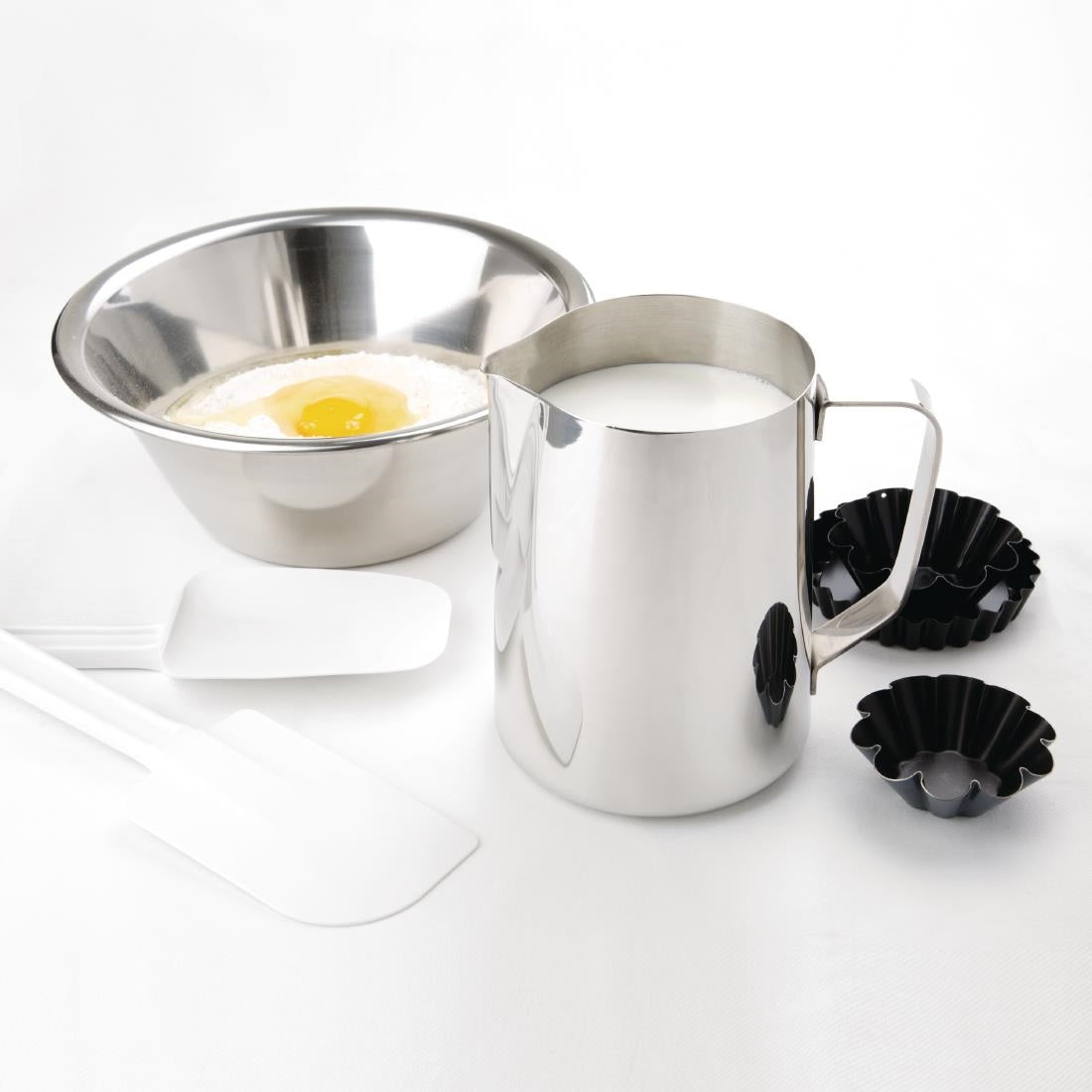 Olympia Milk Jug Stainless Steel 1.35Ltr • PAS-J319