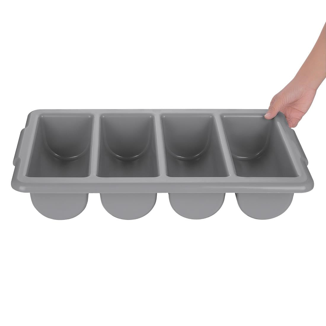 Olympia Kristallon Cutlery Tray 4 Compartment GN - 1/1 • PAS-J850