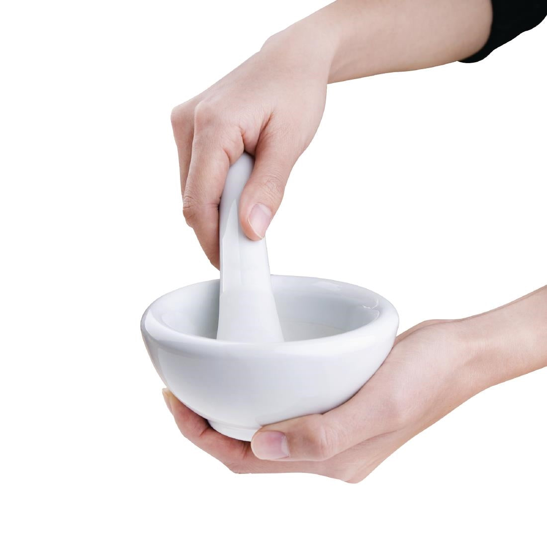 Vogue Porcelain Pestle and Mortar 115mm • PAS-J923