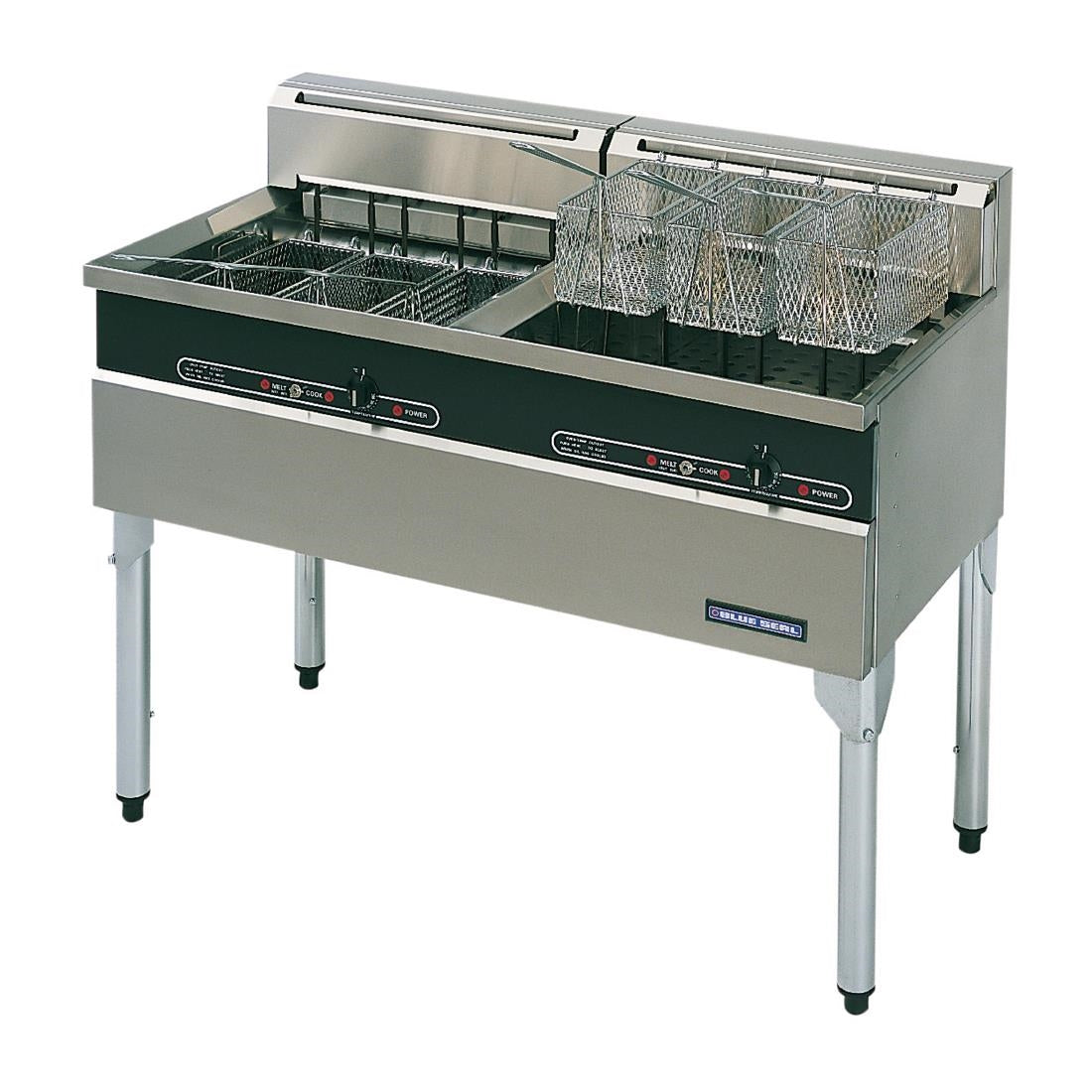 Blue Seal Evolution E604 Fish Fryer Twin Pan 1200mm • PAS-JC093