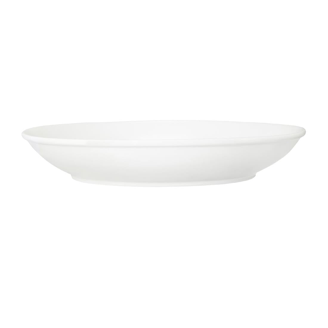 Tablekraft Core Round Deep Coupe Bowl White - 300X50mm (4 Pack) (Material: Porcelain. Pack Quantity: 4) • PAS-JC155