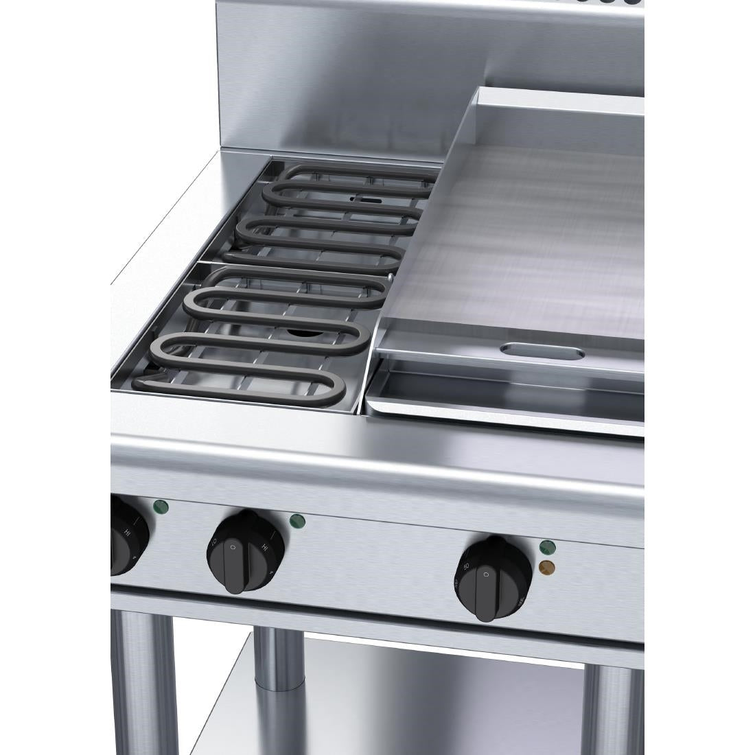 Waldorf 800 Series RN8403E-LS Leg Stand Cooktop & Griddle 600mm • PAS-JC193