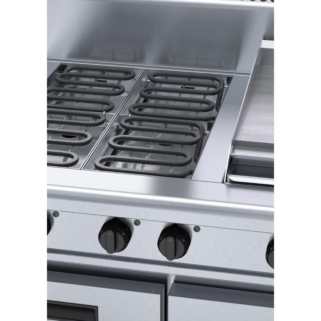 Waldorf 800 Series RN8603E-RB Refrigerated Base Cooktop & Griddle 900mm • PAS-JC201