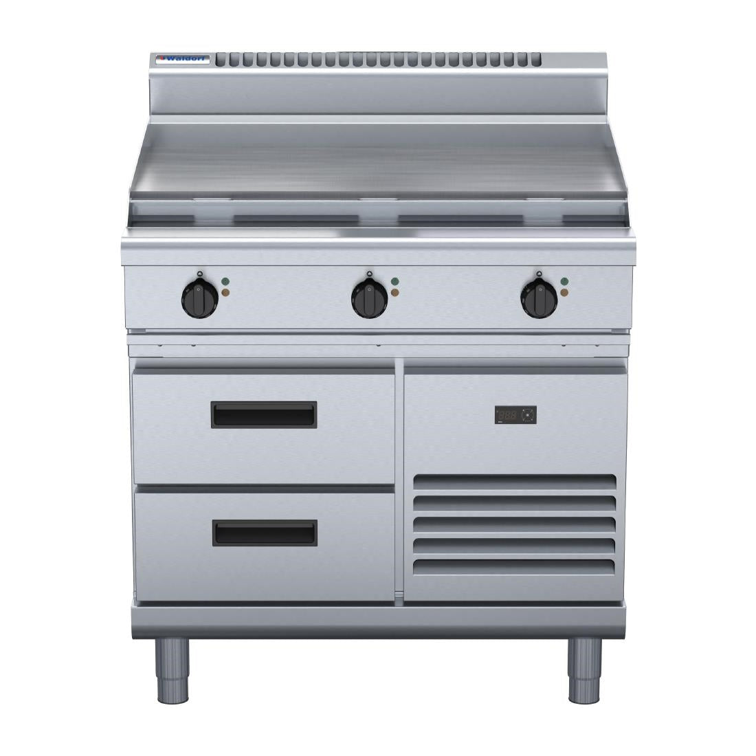 Waldorf 800 Series RN8609E-RB Refrigerated Base Cooktop & Griddle 900mm • PAS-JC207