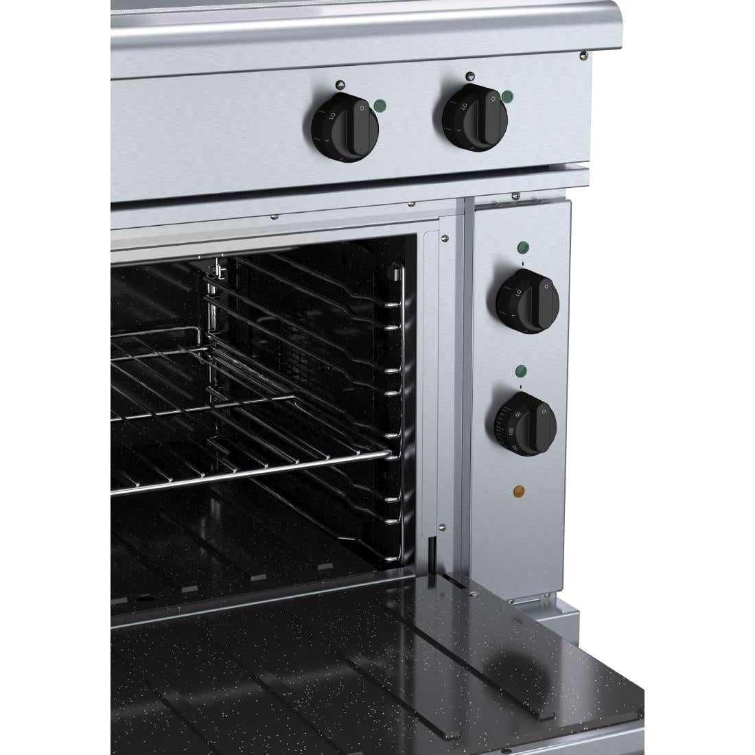 Waldorf 800 Series RN8114E Electric Solid Top Static Oven Range 900mm (Power: 10.8kw. Cooking area: 750X570mm. 4 heating zones. RN8114E) • PAS-JC211