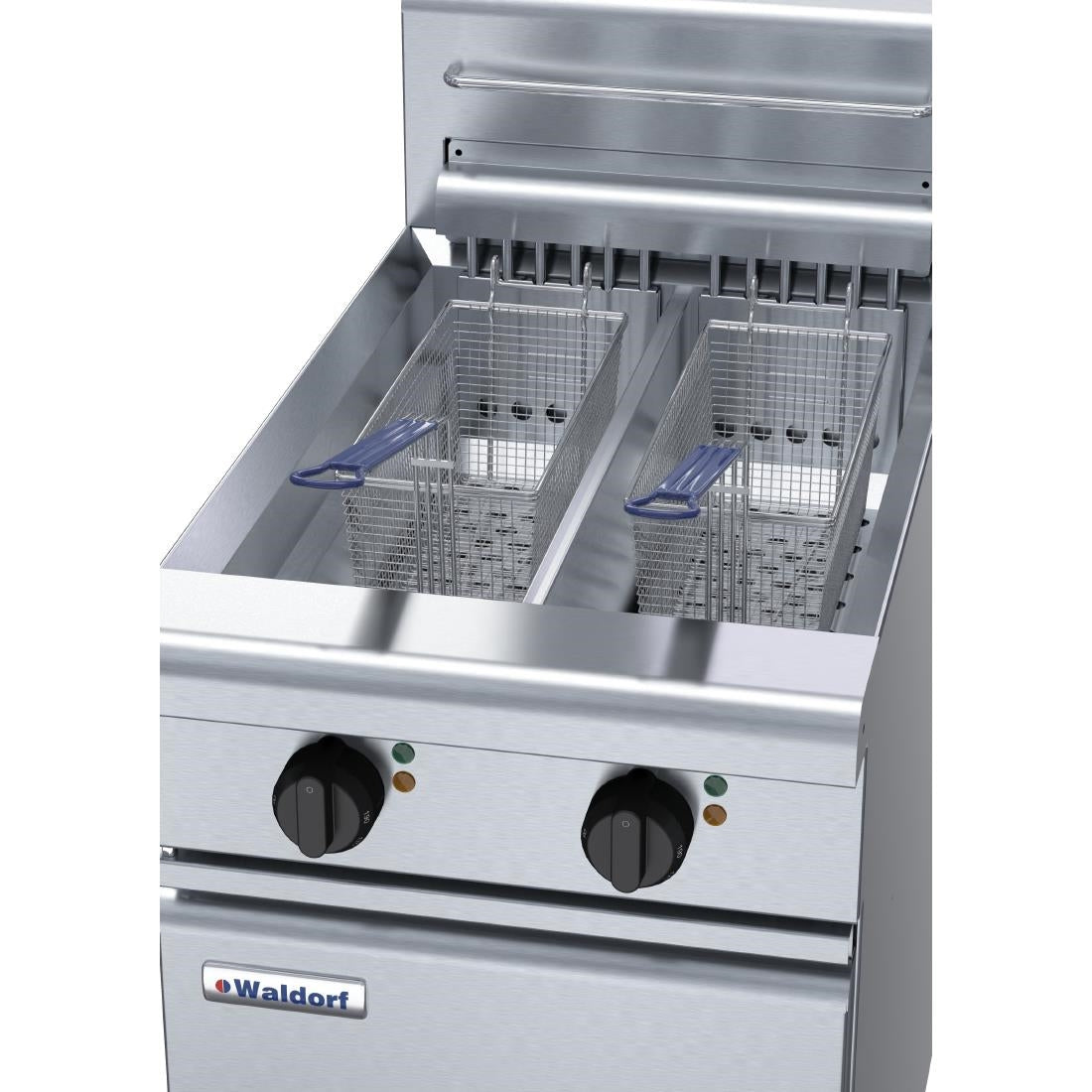Waldorf 800 Series FN8224E Electric Fryer Twin Pan 450mm • PAS-JC222