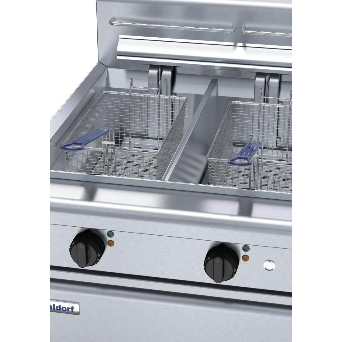Waldorf 800 Series FN8235E Electric Fryer Twin Pan 600mm • PAS-JC223