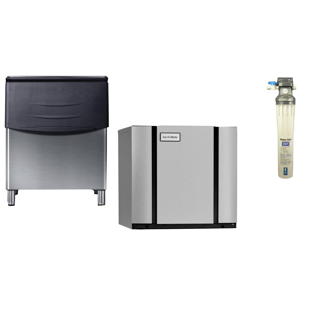 Ice-O-Matic Modular Ice Cube Maker 132kg With 180kg Bin & Filter • PAS-JC297