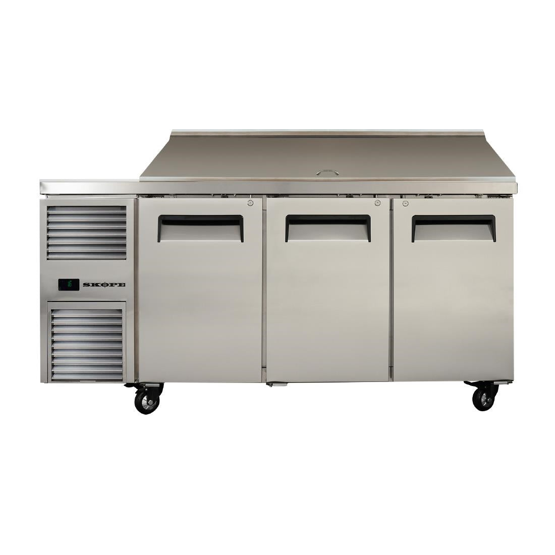 Skope ReFlex 3 Solid Door GN Compatible Salad Preparation Fridge • PAS-JC478