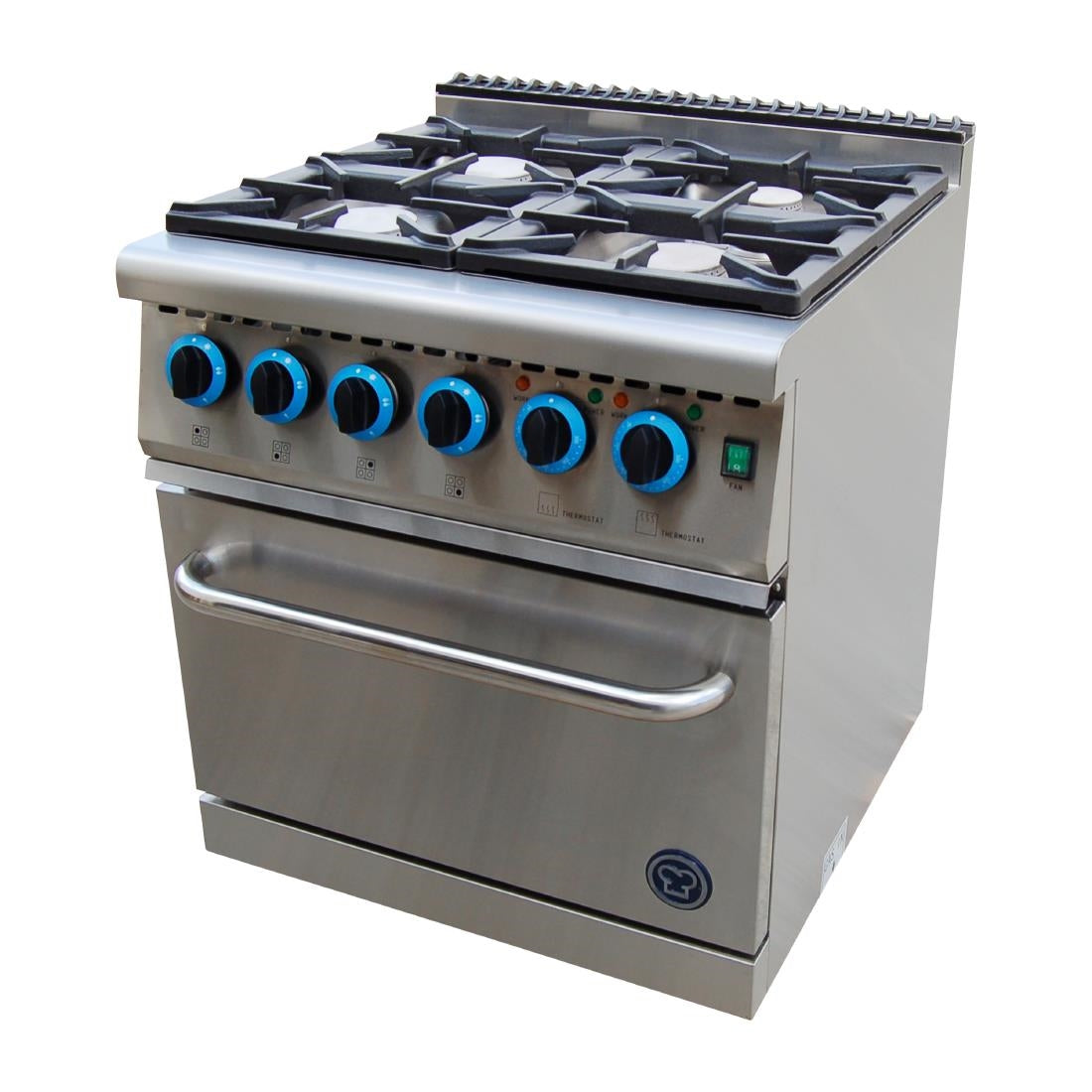 Goldstein 4 Burner Gas Range with Fan Forced Electric Oven School NT • PAS-JD514-N
