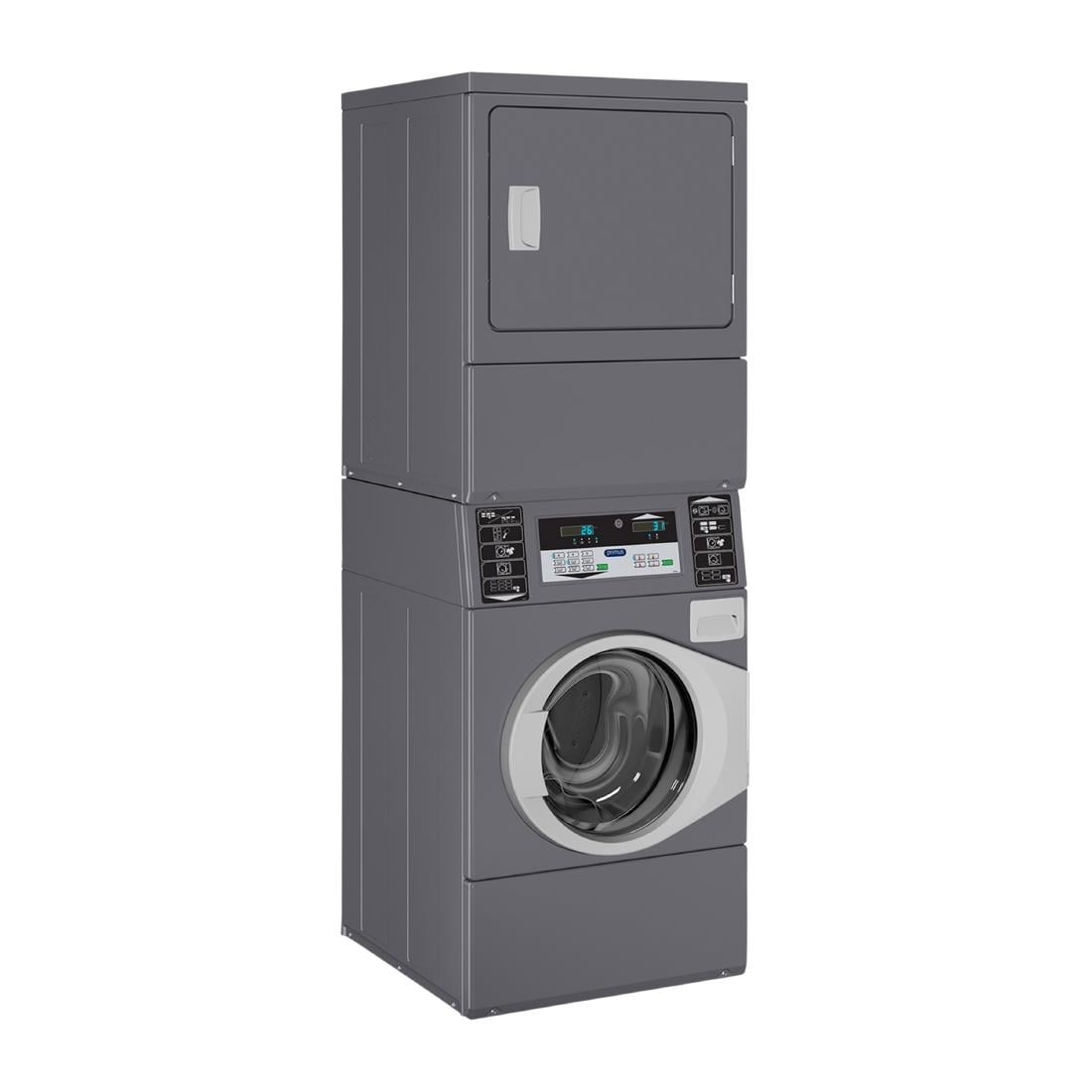 Primus Commercial 10kg Washer/Dryer Stack with Electric Booster Heat NT3JG • PAS-JD553-3PH
