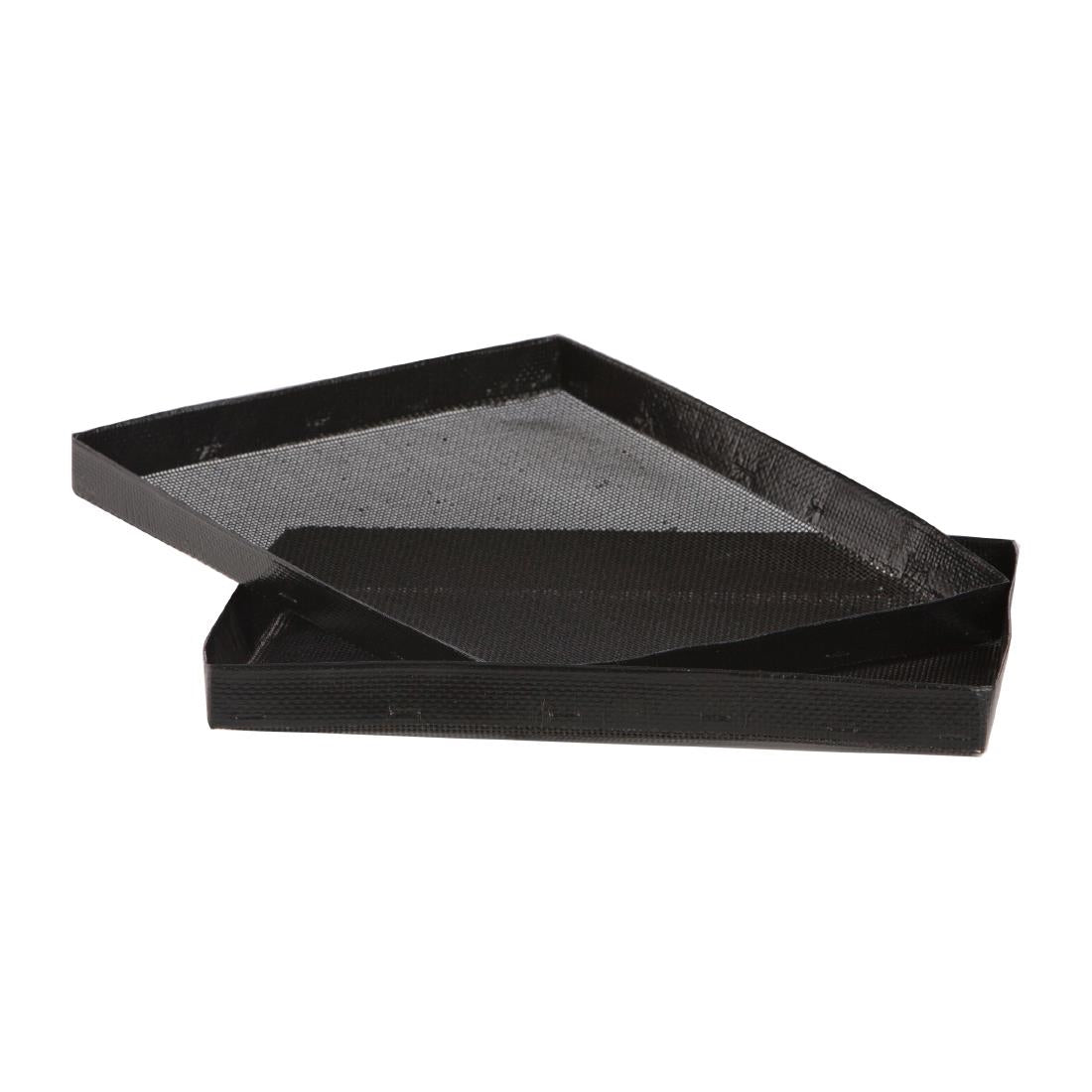 Menumaster Solid Bottom Non Stick Basket 250mm x 300mm (2 Pack) (250x300mm Solid Bottom Basket | Compatible with JD647 & JD648) • PAS-JD658