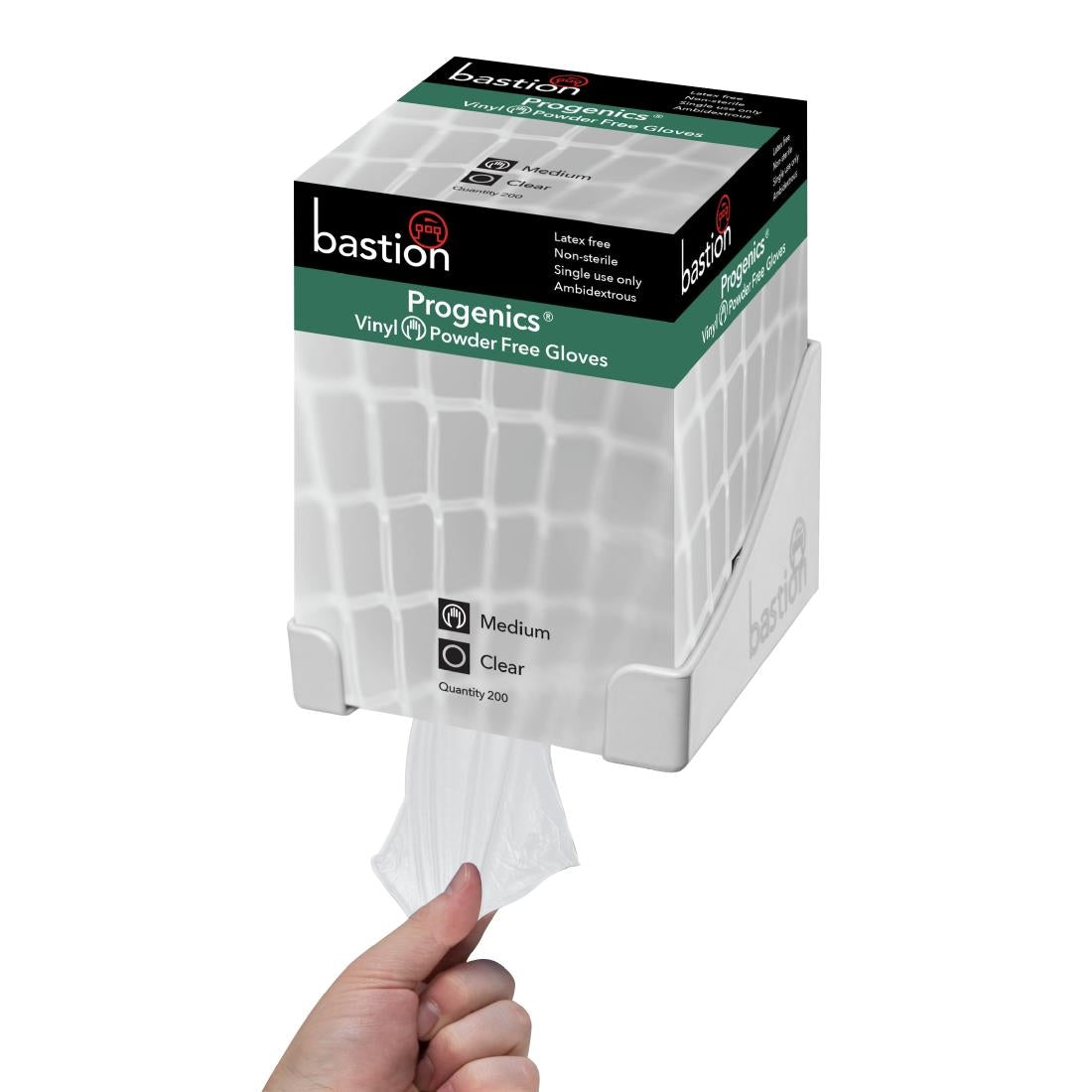 Bastion Progenics - Vinyl Powder Free Gloves - Clear - Pack 200 • PAS-P_JD731