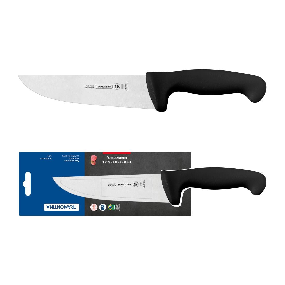 Tramontina Professional Master Black Meat Knife 150mm • PAS-JD842
