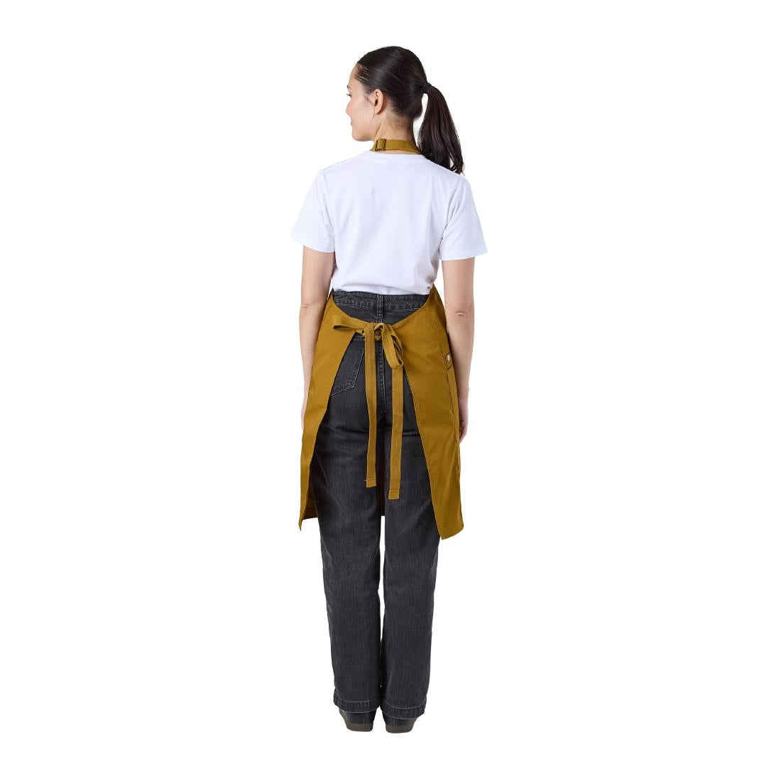 Chef Works Lockharte Bib Apron Mustard • PAS-JD935