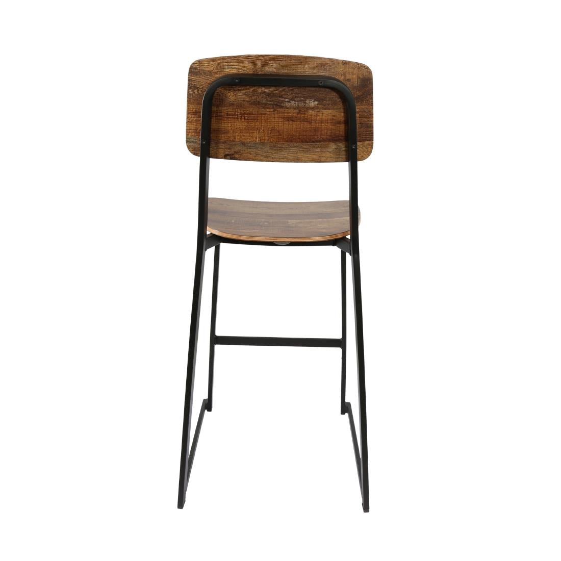 Furnlink Denver Rustic Wood Barstool (2 Pack) • PAS-JD949