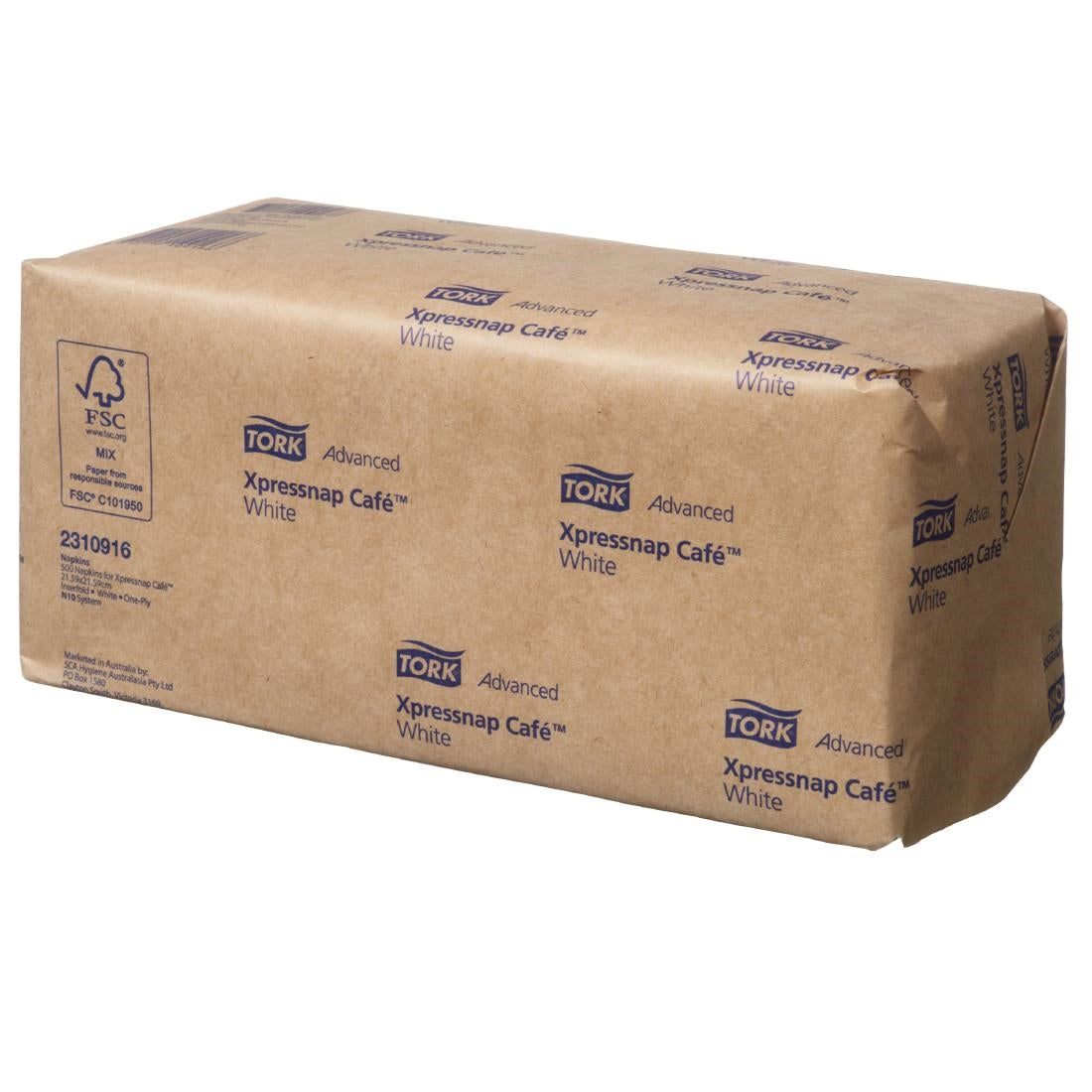 Tork Xpressnap N10 Café Dispenser Napkins White (12 Pack) • PAS-JZ541