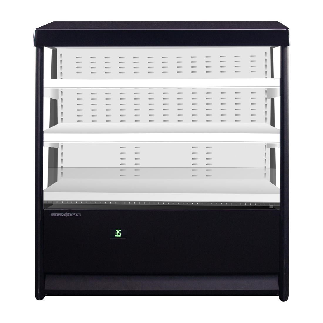 SKOPE Open Deck Fridge OD460N 403Ltr Black/White • PAS-JZ558
