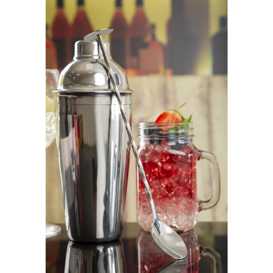 Olympia Twisted Bar Spoon with Disc End • PAS-K474