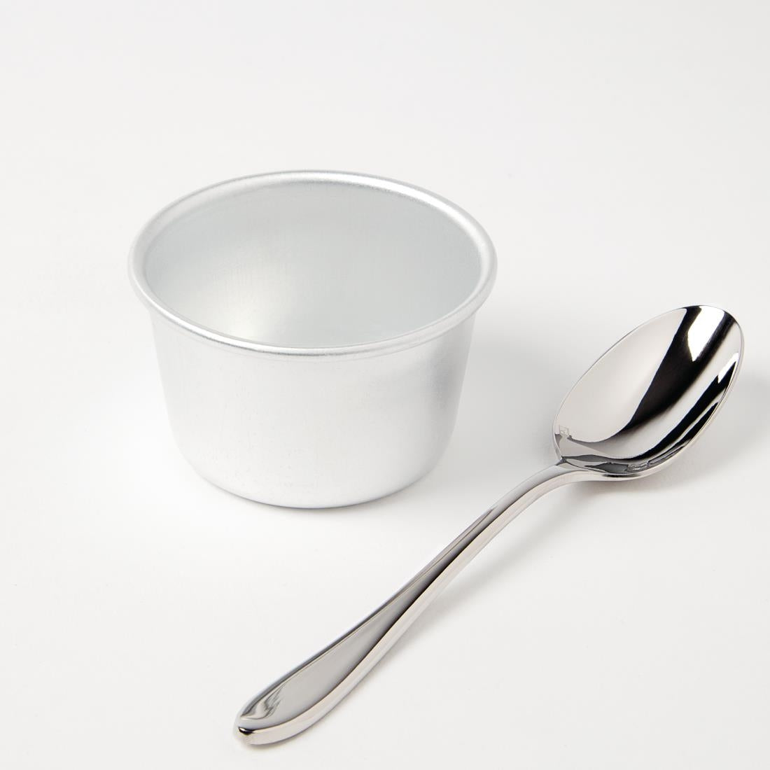 Vogue Aluminium Mini Dariole Moulds 100ml (6 Pack) • PAS-K514