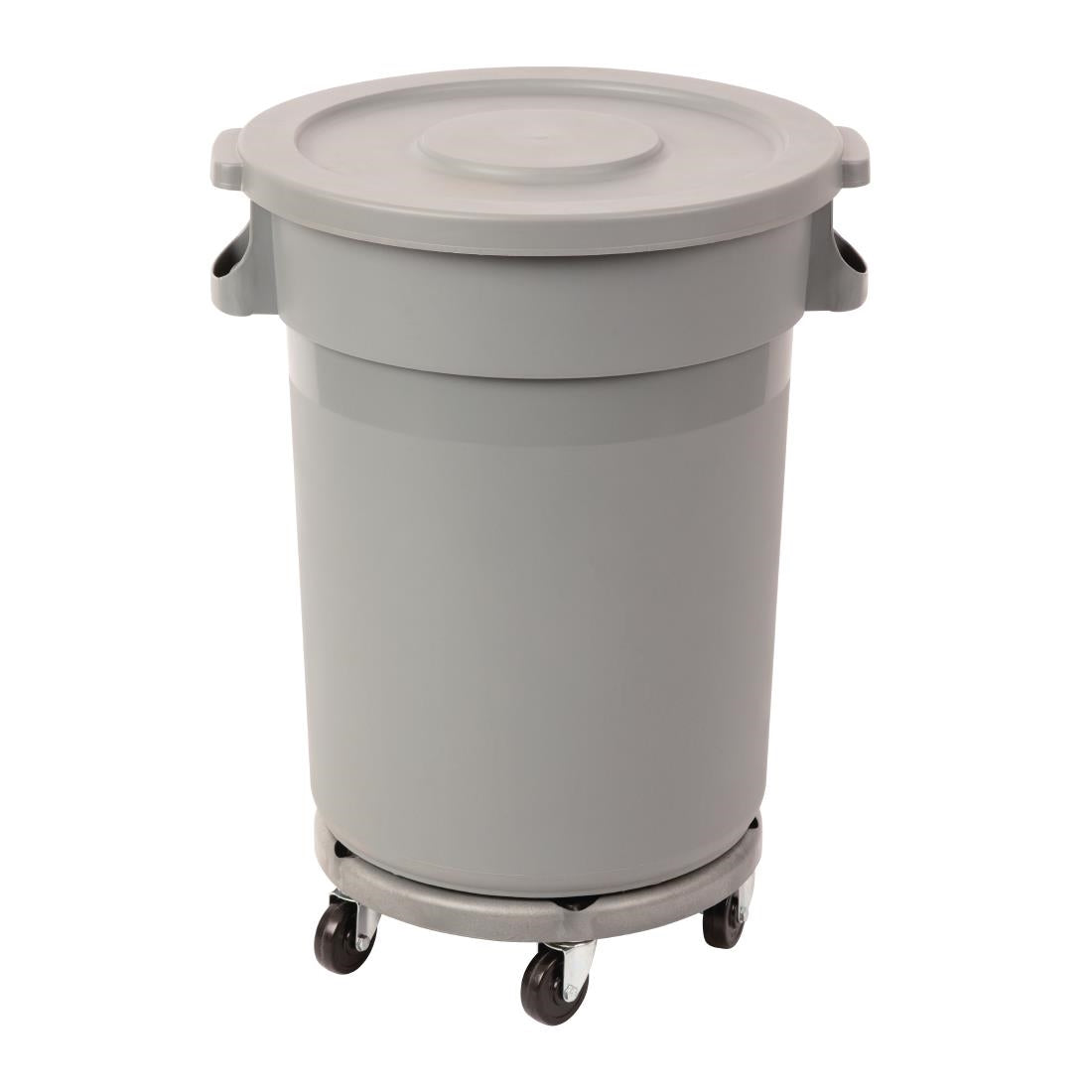 Jantex Bin Grey 120Ltr (Built-in handles | Material: Plastic | 820(H)x650(W)x570(D)mm) • PAS-L623