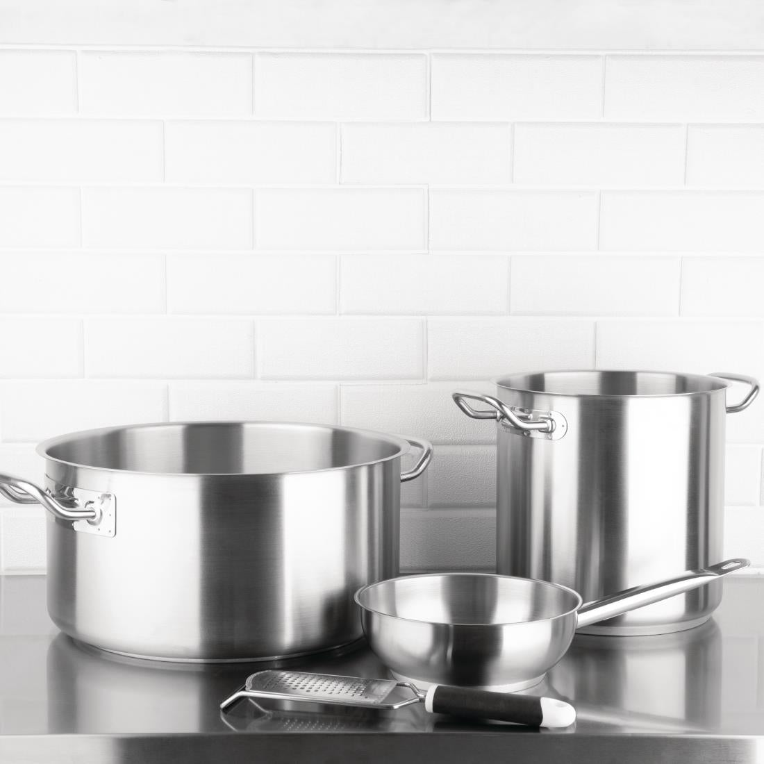 Vogue Stainless Steel Sauté Pan 200mm • PAS-M947