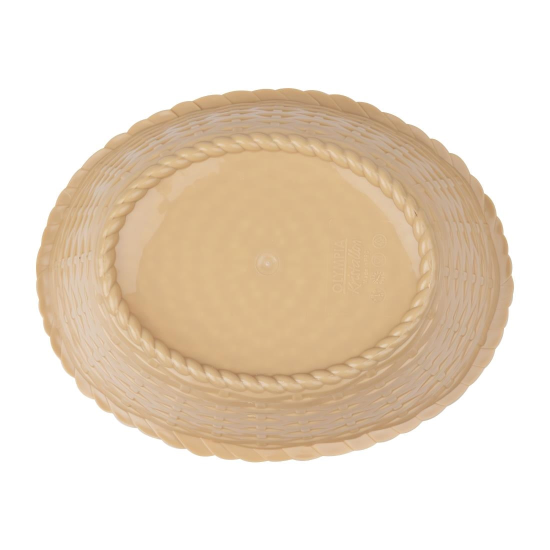 Olympia Kristallon Oval Polypropylene Basket • PAS-P017