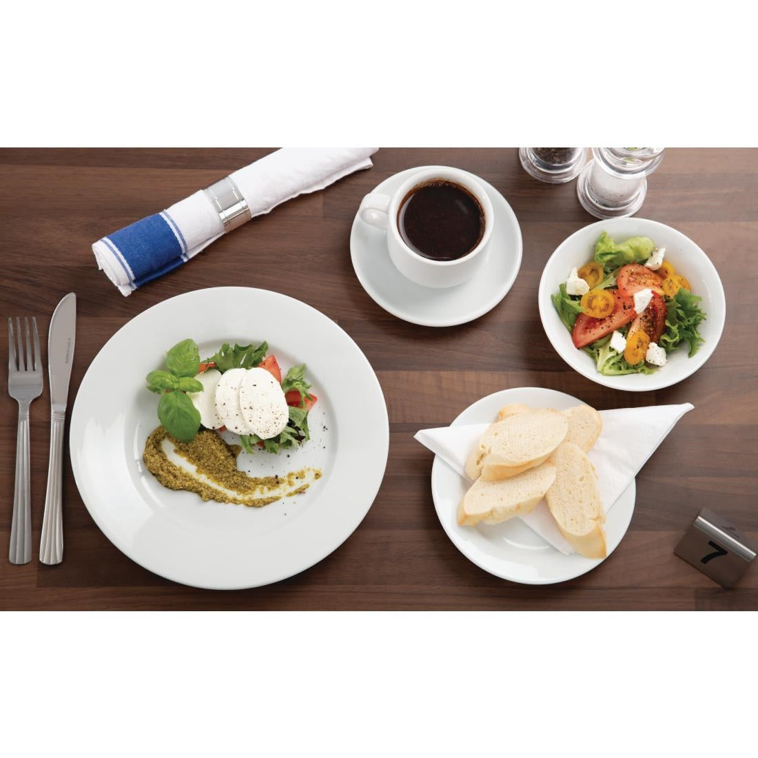 "SPECIAL OFFER Olympia Athena Five Piece Place Settings (24 Pack)" • PAS-S610