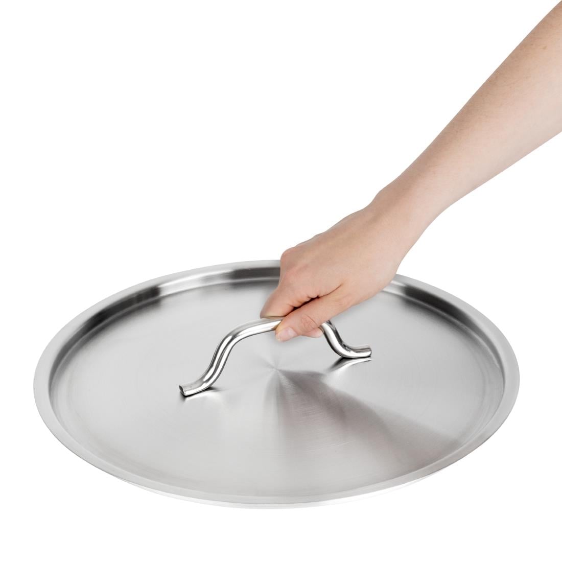 Vogue Stainless Steel Saucepan Lid 360mm • PAS-T147